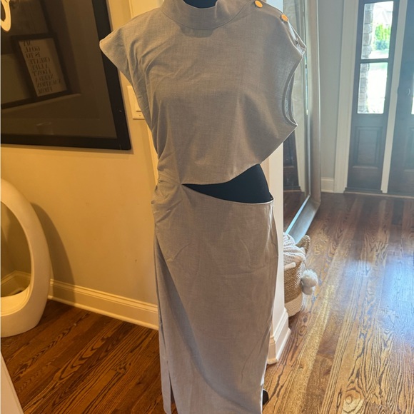 Zara Dress w/Side Cutout and Mock Neck XL - Picture 5 of 8